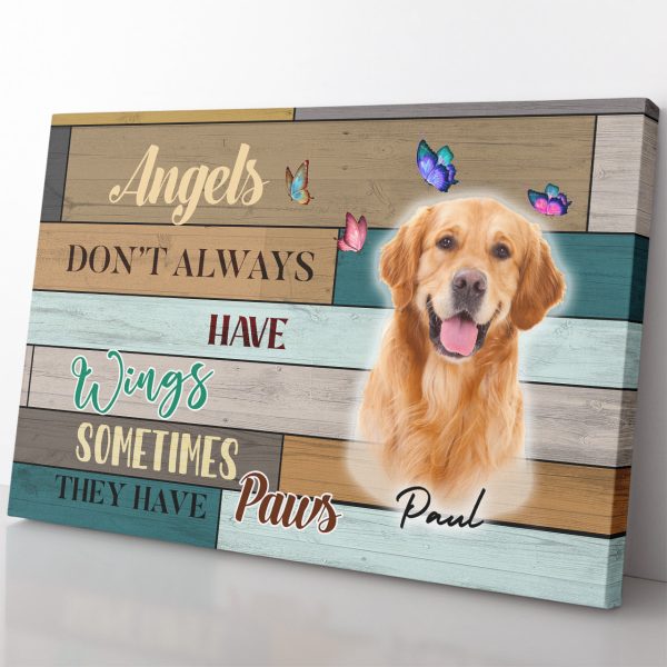 Personalized Dog Memorial Wall Art, Dog Pet Loss Gift Framed Prints, Canvas Paintings - Image 4