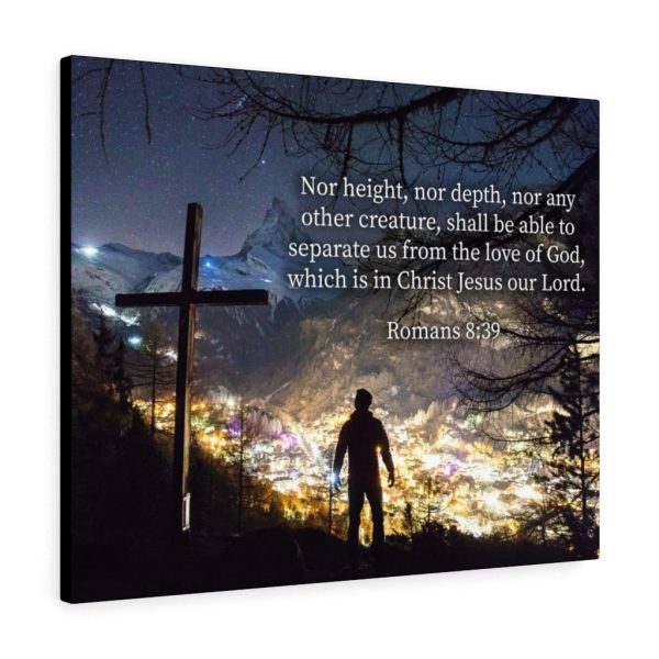 Scripture Canvas Love of God Romans 8:39 Christian Bible Verse Meaningful Framed Prints, Canvas Paintings - Image 3