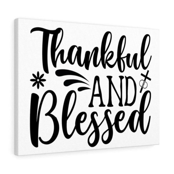 Scripture Canvas Thankful And Blessed Christian Meaningful Framed Prints, Canvas Paintings - Image 8