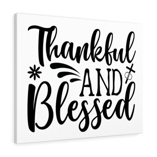 Scripture Canvas Thankful And Blessed Christian Meaningful Framed Prints, Canvas Paintings