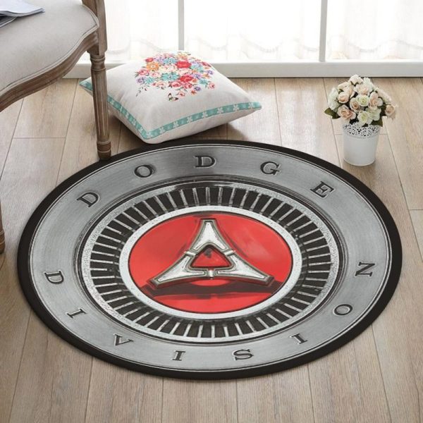 Dodge Round Mat Dodge Charger Division Round Floor Mat Room Rugs Carpet Outdoor Rug Washable Rugs