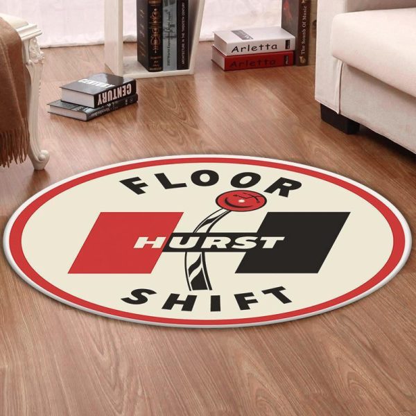 Car Round Mat Car Round Floor Mat Room Rugs Carpet Outdoor Rug Washable Rugs - Image 2