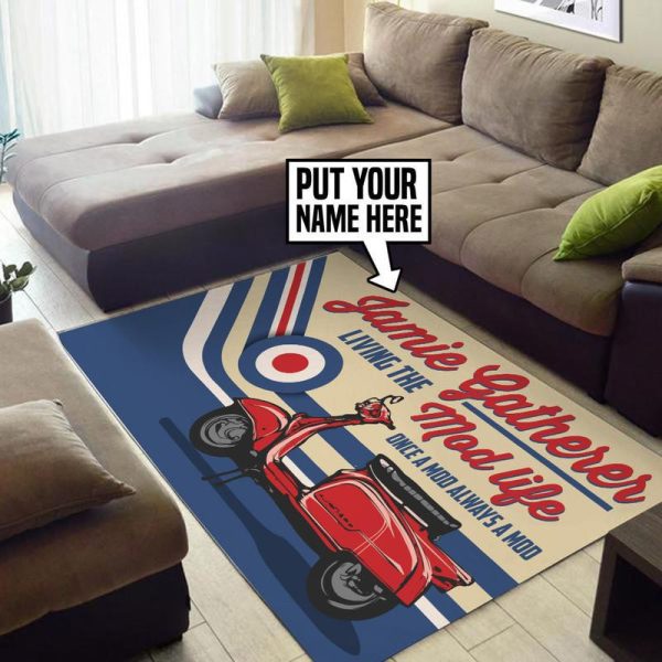 personalized mod life rug 05469 Living Room Rugs, Bedroom Rugs, Kitchen Rugs