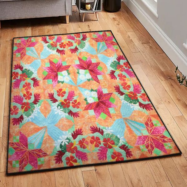 Wedding Bouquet Bedroom Rugs A Bouquet Rug Rectangle Rugs Washable Area Rug Non-Slip Carpet For Living Room Bedroom