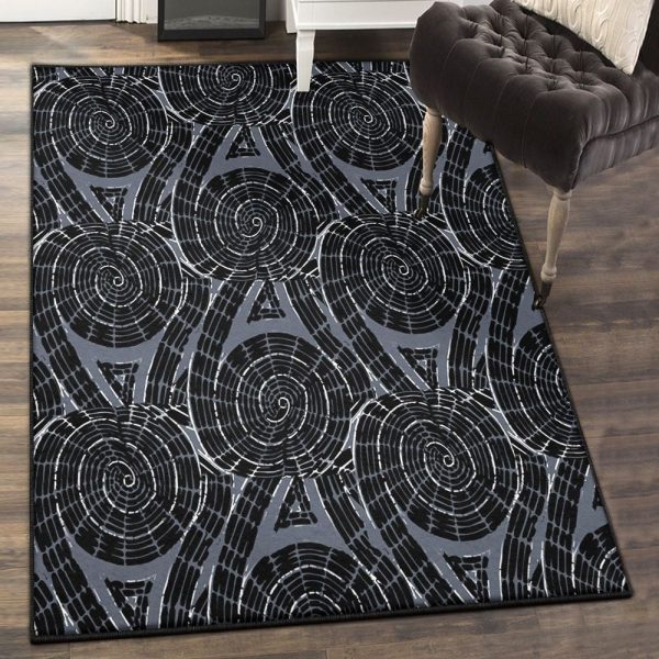 Carpet Nautilus Rug Rectangle Rugs Washable Area Rug Non-Slip Carpet For Living Room Bedroom