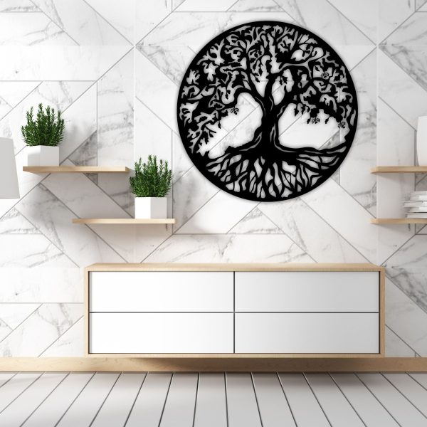 Tree Of Life Metal Sign Metal Sign Large Spring Anniversary Gift Weddi