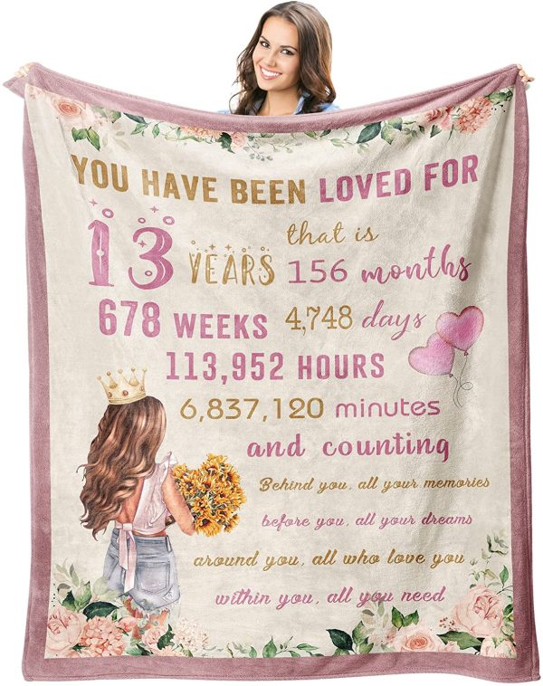 13Th Birthday Blanket Gifts For Birthday Throws Blanket - Gifts For 13