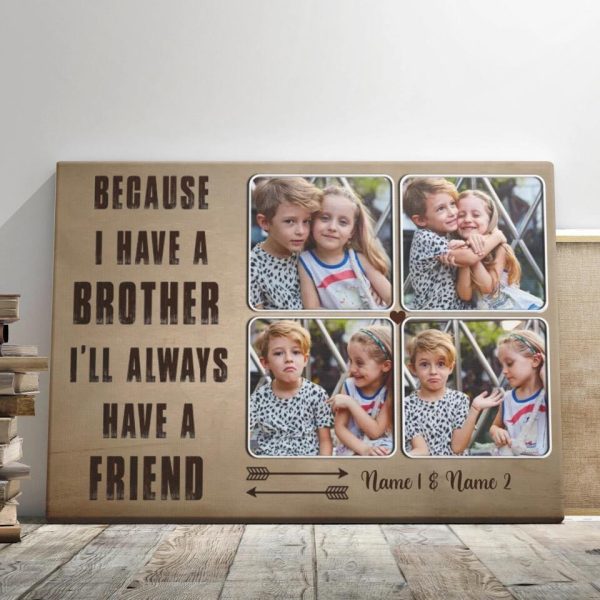 Canvas Prints From Photos, Personalized Canvas, Gift For Brother, Gifts For Brothers From Sisters Demcanvas - Image 8