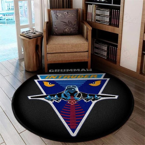 A6 Intruder Round Mat Round Floor Mat Room Rugs Carpet Outdoor Rug Washable Rugs