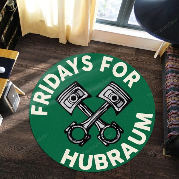 Fridays For Hubraum Round Mat Round Floor Mat Room Rugs Carpet Outdoor Rug Washable Rugs - Image 2