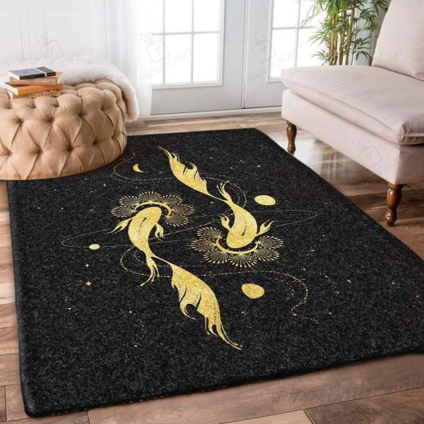 Fishes Rectangle Rug Decor Area Rugs For Living Room Bedroom Kitchen Rugs Home Carpet Flooring Rs013594 Print