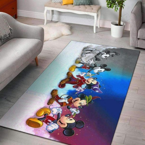 Mickey Once Upon A Time Rectangle Area Rugs Carpet For Living Room, Bedroom, Kitchen Rugs, Non-Slip Carpet Rp122267 Print