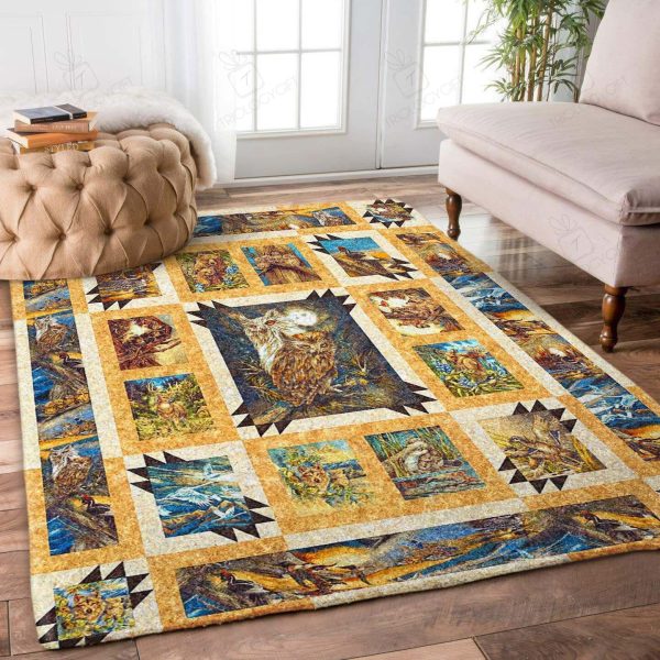 Owl Rectangle Area Rugs Carpet For Living Room, Bedroom, Kitchen Rugs, Non-Slip Carpet Rp123705 Print