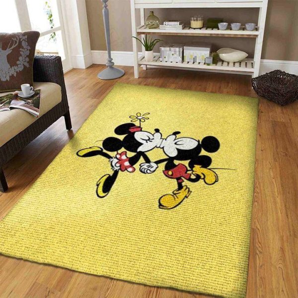 Mickey Disney 23 Rectangle Area Rugs Carpet For Living Room, Bedroom, Kitchen Rugs, Non-Slip Carpet Rp122218 Print